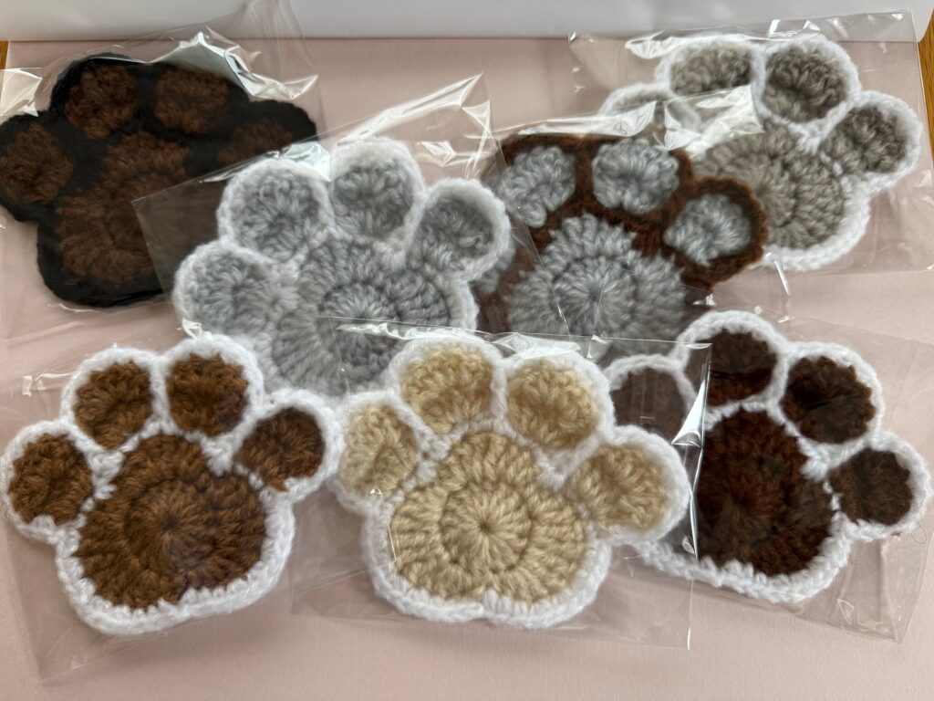 肉球コースター(2枚セット)