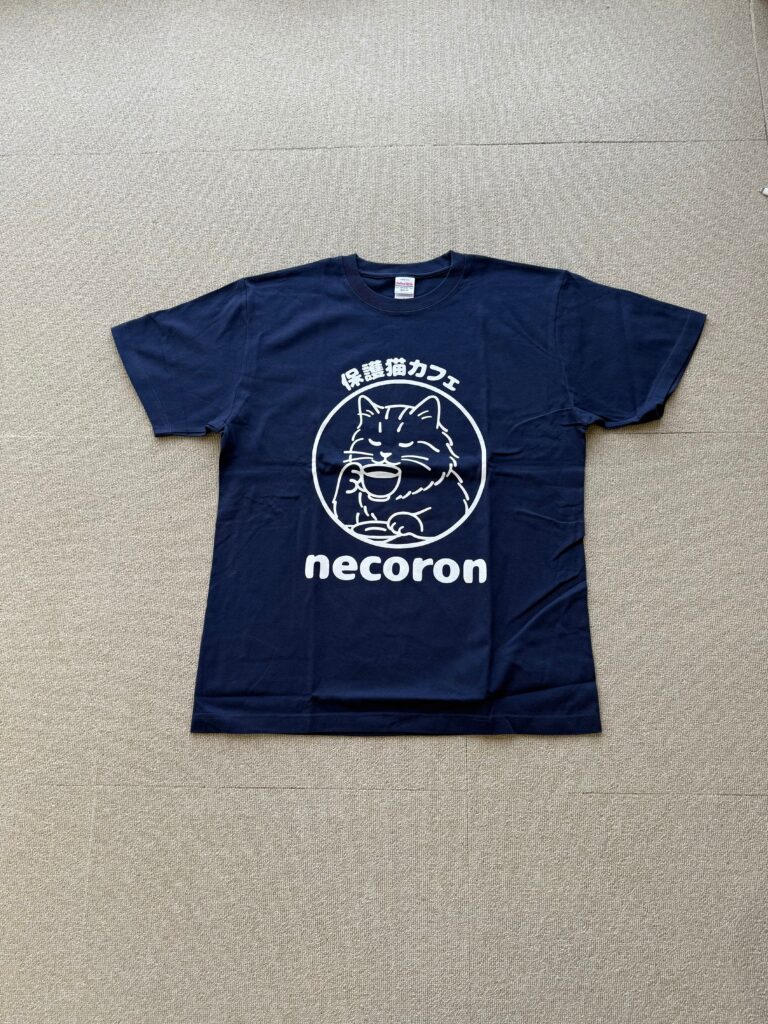 necoronＴシャツ【インディゴ】